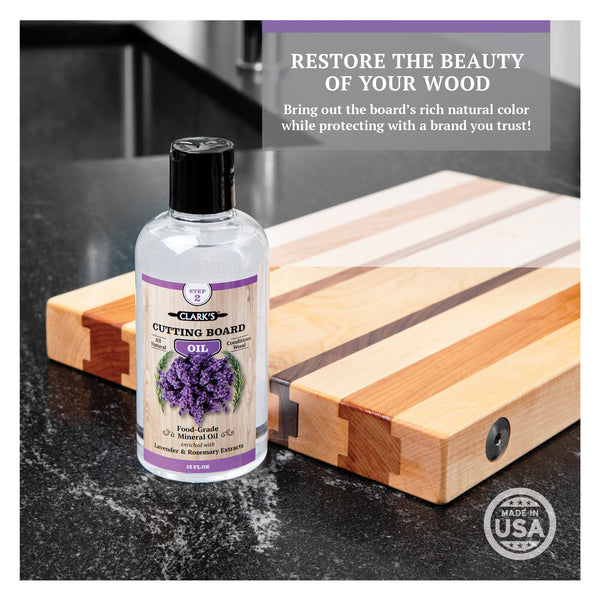 Clark's Cutting Board Oil and Finish — Less Ordinary - A Woodworking Life