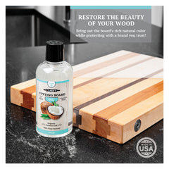CLARK'S Coconut Cutting Board Oil - Highly Refined Coconut Oil
