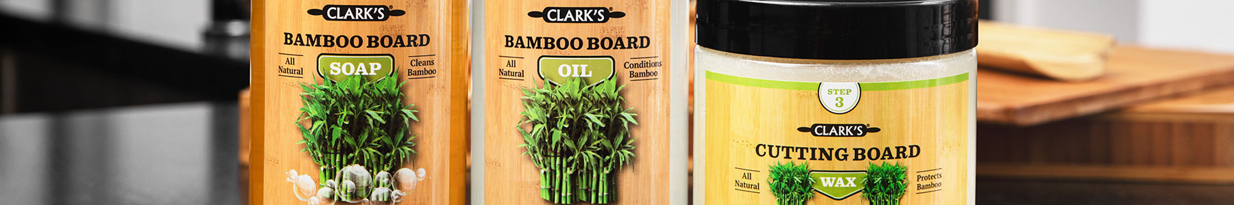 CLARK'S Bamboo Cutting Board Wax - Lemongrass Enriched – Clark's Online  Store