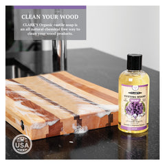 CLARK'S Cutting Board Soap - Lavender & Rosemary Scent