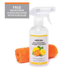 Stone Surface Cleaning Spray (New Formula) with Microfiber Cloth Included