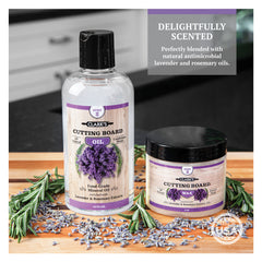 CLARK'S Cutting Board Oil & Wax - 2 Pack - Lavender & Rosemary