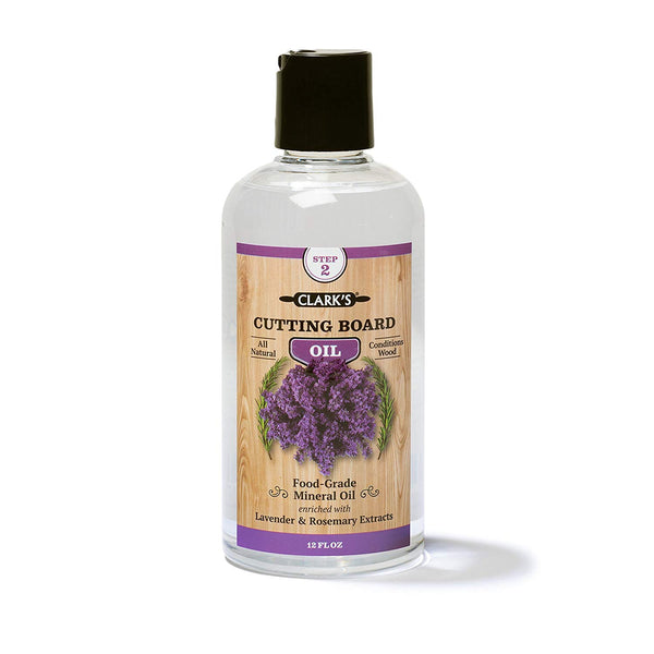 CLARK'S Cutting Board Oil with Lavender & Rosemary Extracts